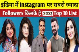 India most followers on Instagram