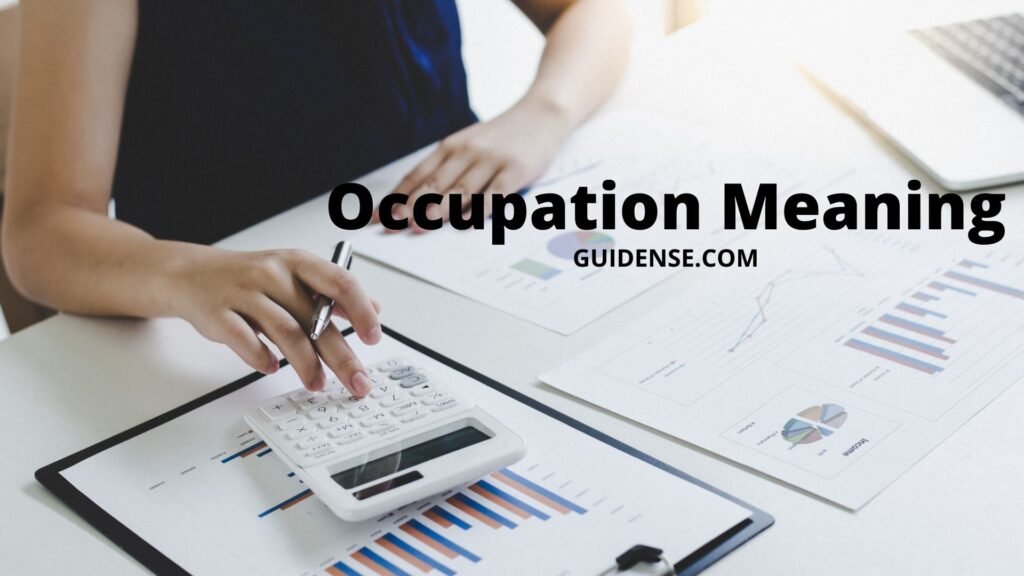 Occupation Meaning