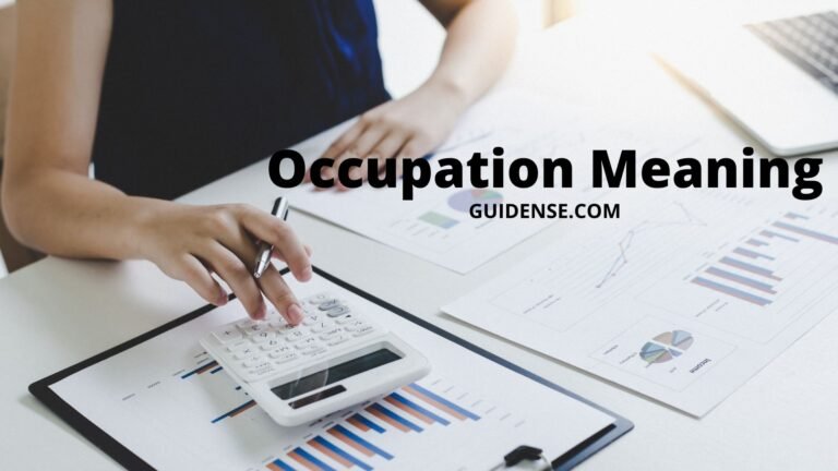 occupation-meaning-guidense