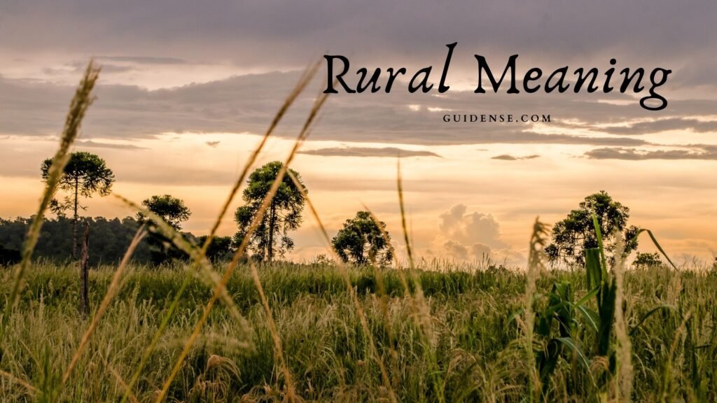 rural tourism meaning