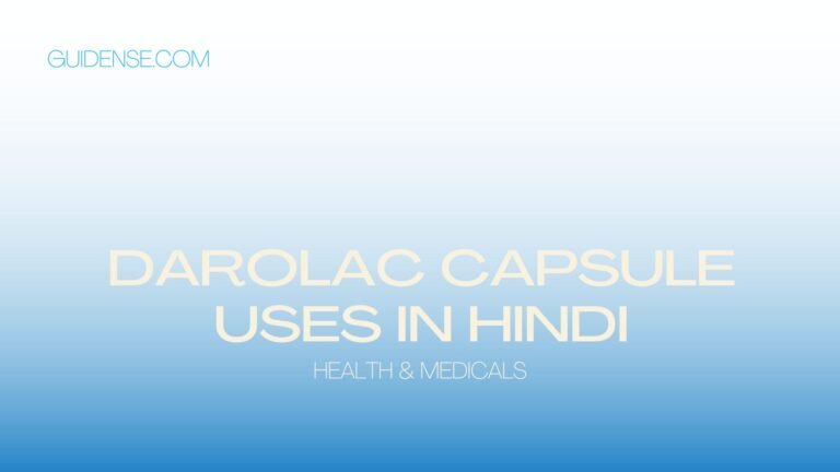 Darolac Capsule Uses in Hindi
